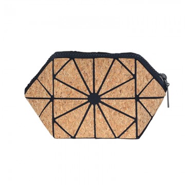 Eco-friendly Folding Cork Makeup Bag