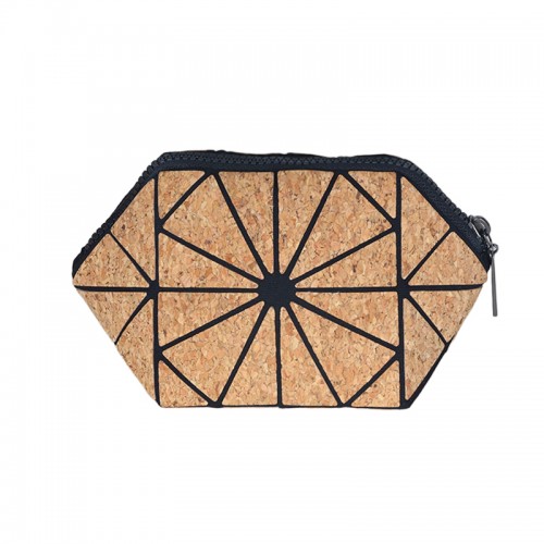 Eco-friendly Folding Cork Makeup Bag