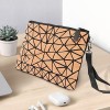 Natural Cork Geometric Makeup Bag