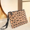 Natural Cork Geometric Makeup Bag