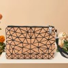 Natural Cork Geometric Makeup Bag