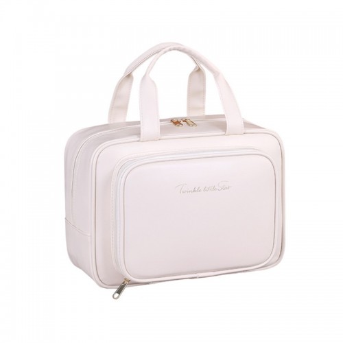 Travel Makeup Bag with Brush Holder