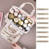 Travel Makeup Bag with Brush Holder