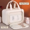 Travel Makeup Bag with Brush Holder