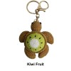 Handmade Crochet Fruit Turtle Keychain
