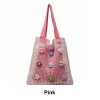 Bohemian Color-Block Knit Hollow Shoulder Bag
