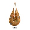 Knitted Floral Tote Shoulder Bag
