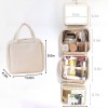 Hanging Travel Toiletry Bag with LED Mirror