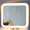 Hanging Travel Toiletry Bag with LED Mirror
