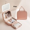 Hanging Travel Toiletry Bag with LED Mirror
