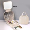 Hanging Travel Toiletry Bag with LED Mirror