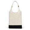 3D-Knit Shoulder Tote Bag
