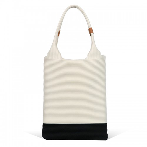 3D-Knit Shoulder Tote Bag