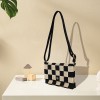 Checkered Crossbody Sling Bag