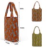 Colorful Geometric Knit Tote Bag