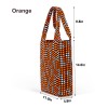 Colorful Geometric Knit Tote Bag