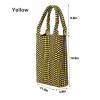 Colorful Geometric Knit Tote Bag