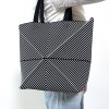 Foldable Striped Tote Bag