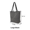 Foldable Striped Tote Bag