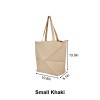 Foldable Striped Tote Bag