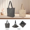 Foldable Striped Tote Bag
