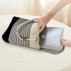 Knitted Stripe Shoulder Tote Bag