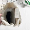 Large Striped Knit Tote Bag