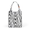 Leopard Print Knitted Tote Bag