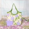 Rose Embroidered Tote Bag