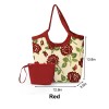 Rose Embroidered Tote Bag
