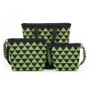 Triangle Checkered Knitted Tote Shoulder Bag