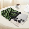 Triangle Checkered Knitted Tote Shoulder Bag