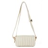 Vertical Striped Knit Sling Crossbody Bag