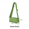 Vertical Striped Knit Sling Crossbody Bag