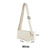Vertical Striped Knit Sling Crossbody Bag