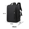 Expandable 30L-37L Carry-On Travel Backpack