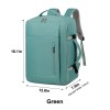 Expandable 30L-37L Carry-On Travel Backpack