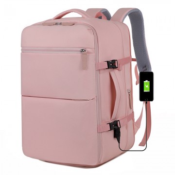 Expandable 34L Carry-On Travel Backpack