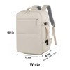 Expandable 24L-34L Carry-On Travel Backpack
