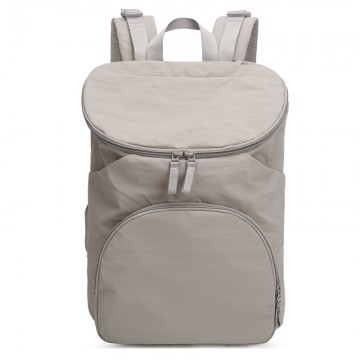 Lightweight Nylon Backpack with Flip-Top