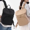 Lightweight Nylon Backpack with Flip-Top