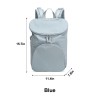 Lightweight Nylon Backpack with Flip-Top
