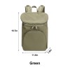 Lightweight Nylon Backpack with Flip-Top