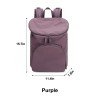 Lightweight Nylon Backpack with Flip-Top