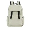 Nylon Drawstring Flap Backpack