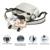 Nylon Drawstring Flap Backpack