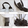 Nylon Drawstring Flap Backpack