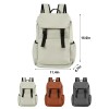 Nylon Drawstring Flap Backpack