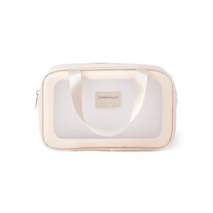 Clear Toiletry Pouch with Dry Wet Separation