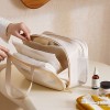 Clear Toiletry Pouch with Dry Wet Separation